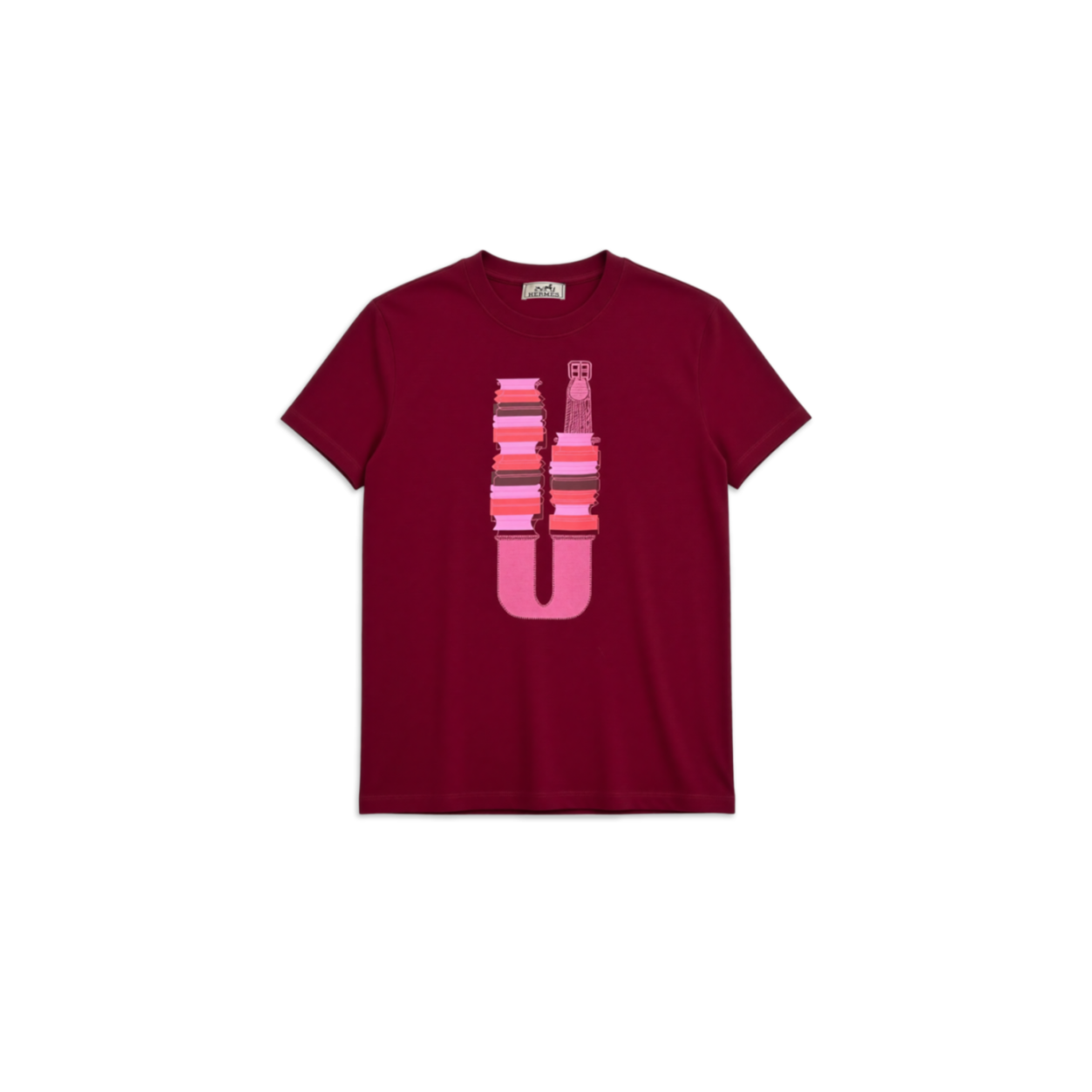 HERMES PRINTED STRAIGHT T-SHIRT H6E4647DA3V34